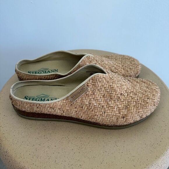 Stegmann Women's Maria Woven Cork Tan Mule - Picture 3 of 13